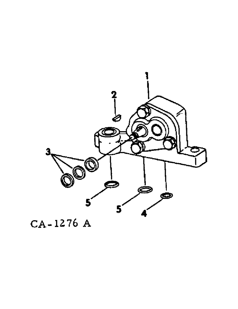 Схема запчастей Case IH 574 - (10-22) - HYDRAULICS, HYDRAULIC GEAR PUMP, TRACTORS WITH FORWARD AND REVERSE (07) - HYDRAULICS