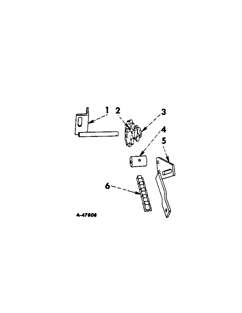 Схема запчастей Case IH 249 - (E-39[A]) - SPEED CHANGE ATTACHMENT 