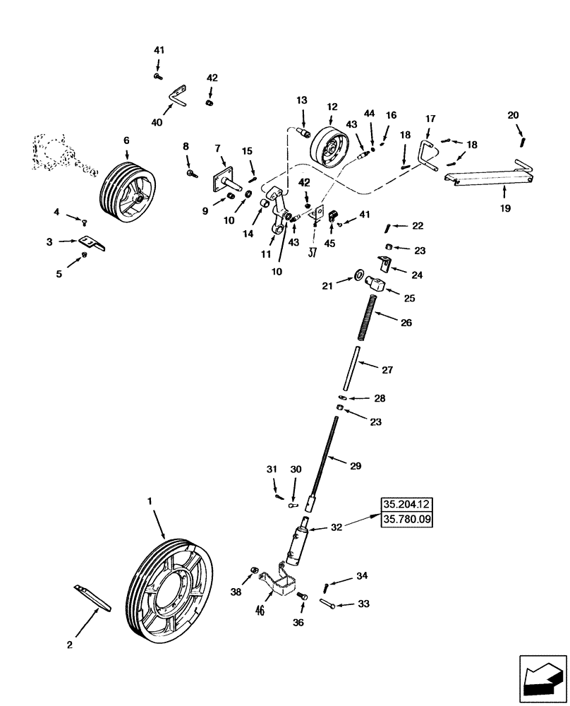 Схема запчастей Case IH 2577 - (60.120.05) - FEEDER - DRIVE (60) - PRODUCT FEEDING