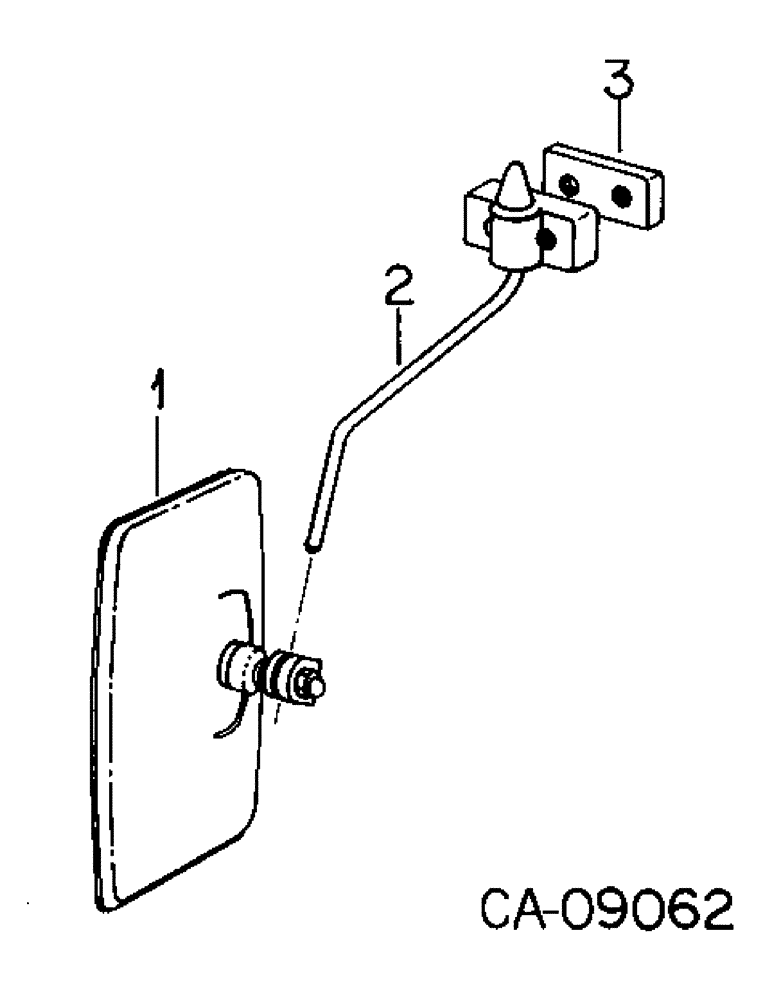 Схема запчастей Case IH 7288 - (13-17) - SUPERSTRUCTURE, MIRROR, CAB REAR VIEW (05) - SUPERSTRUCTURE