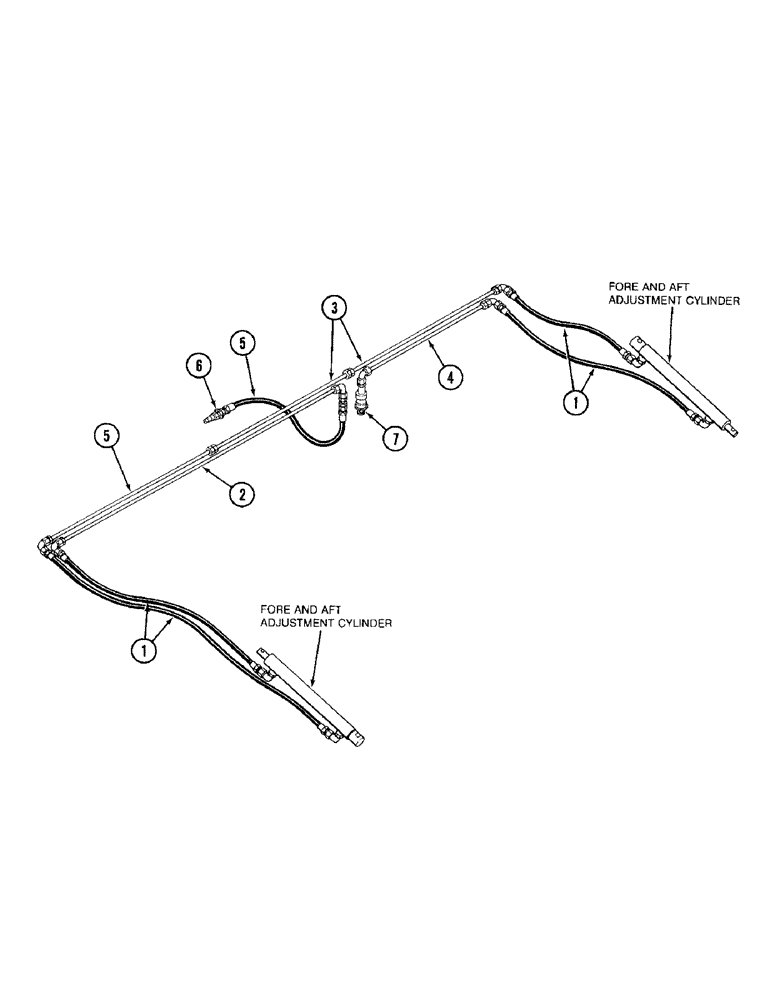 Схема запчастей Case IH 1010 - (1-12) - PICTORIAL INDEX, REEL FORE AND AFT ADJUSTMENT HYDRAULIC SYSTEM (00) - GENERAL & PICTORIAL INDEX