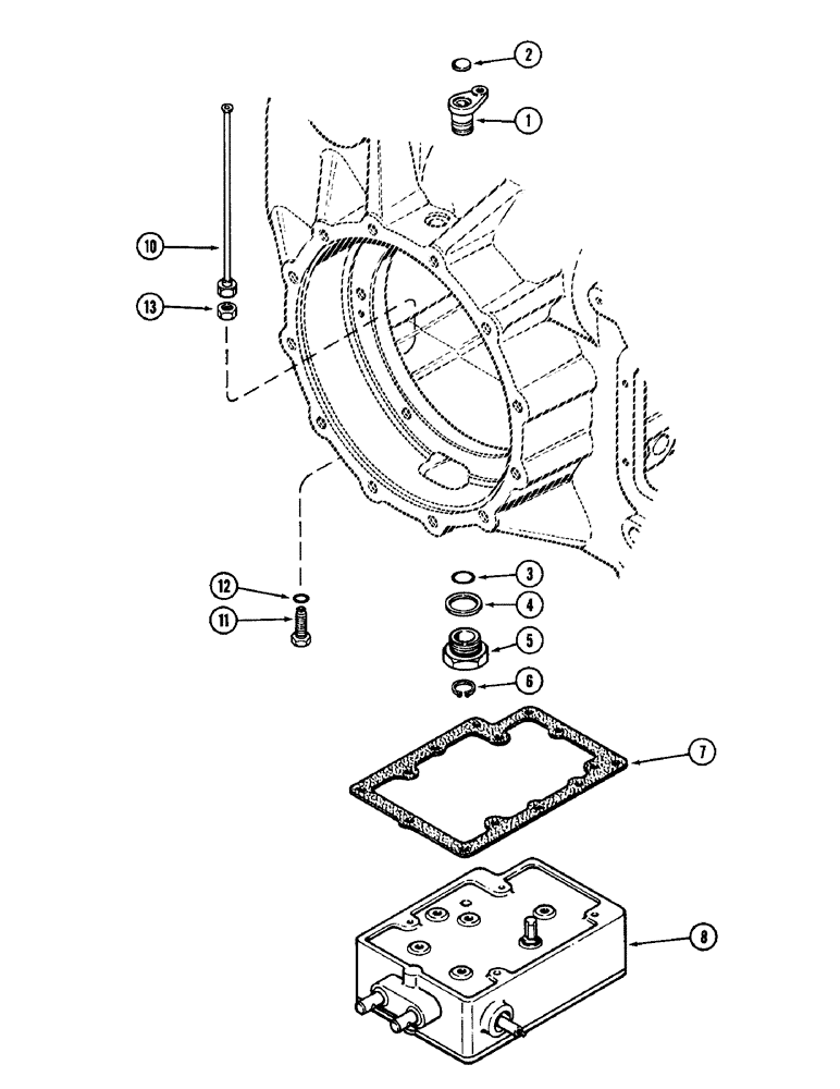 Схема запчастей Case IH 1896 - (8-322) - DRAFT CONTROL SENSING LINKAGE (08) - HYDRAULICS