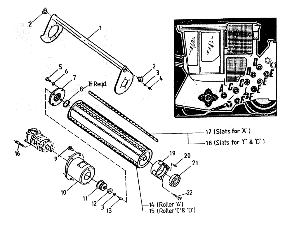 Схема запчастей Case IH 7700 - (A02-60) - TOP ROLLERS Mainframe & Functioning Components