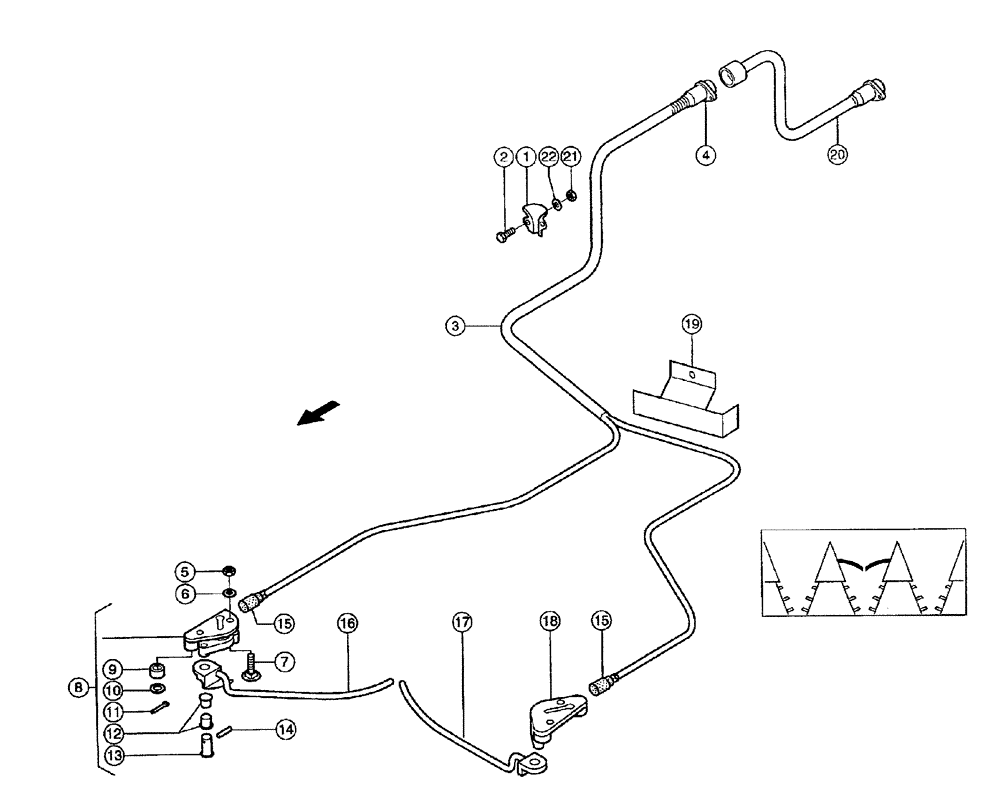 Схема запчастей Case IH 684 - (0031) - ELECTRICAL EQUIPMENT, SENSOR SYSTEM R.H. (55) - ELECTRICAL SYSTEMS