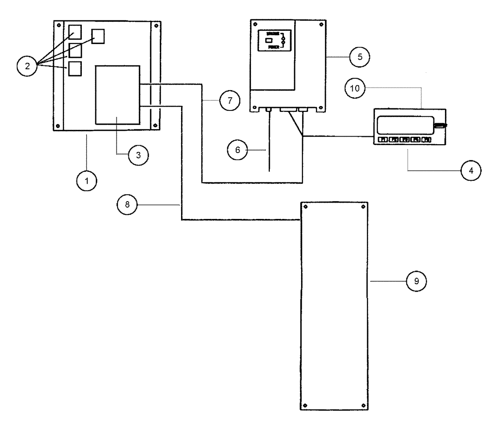 Схема запчастей Case IH 438 - (14-009) - ASSEMBLY - FLEX-AIR® CONTROL (06) - ELECTRICAL
