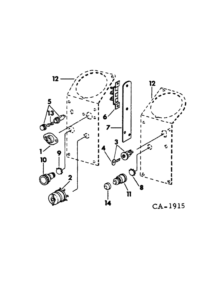 Схема запчастей Case IH 766 - (08-31) - ELECTRICAL, ENGINE CONTROLS AND SWITCHES (06) - ELECTRICAL