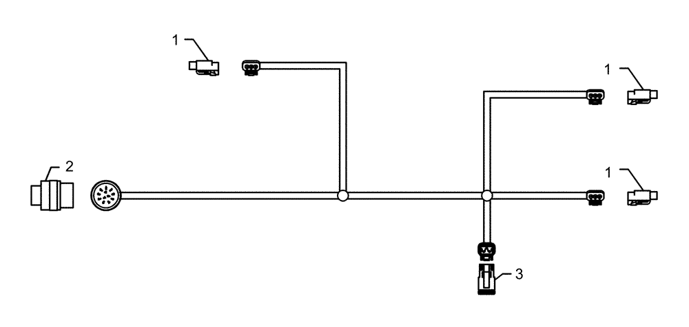 Схема запчастей Case IH 1250 - (55.100.09) - ELECTRICAL - HARNESS, BULK FILL 87392127 - 24 ROW BSN Y9S007000 (55) - ELECTRICAL SYSTEMS