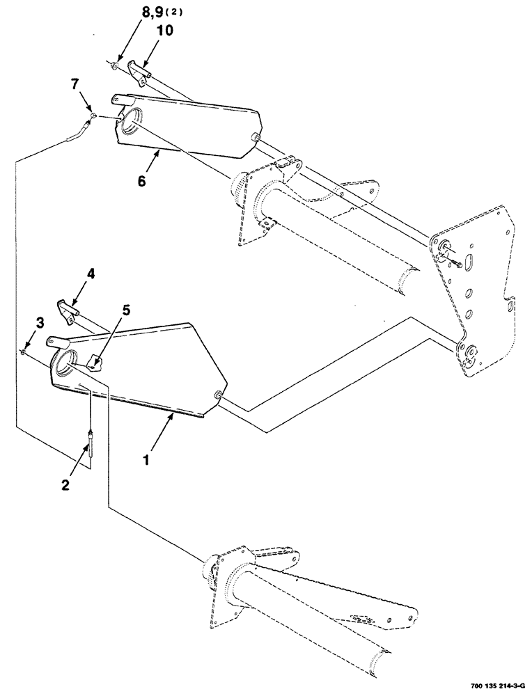 Схема запчастей Case IH RS561 - (06-020) - TENSIONING MOUNTING ASSEMBLY (RIGHT) (S.N. CFH0156001 THRU CFH0156399) (13) - FEEDER