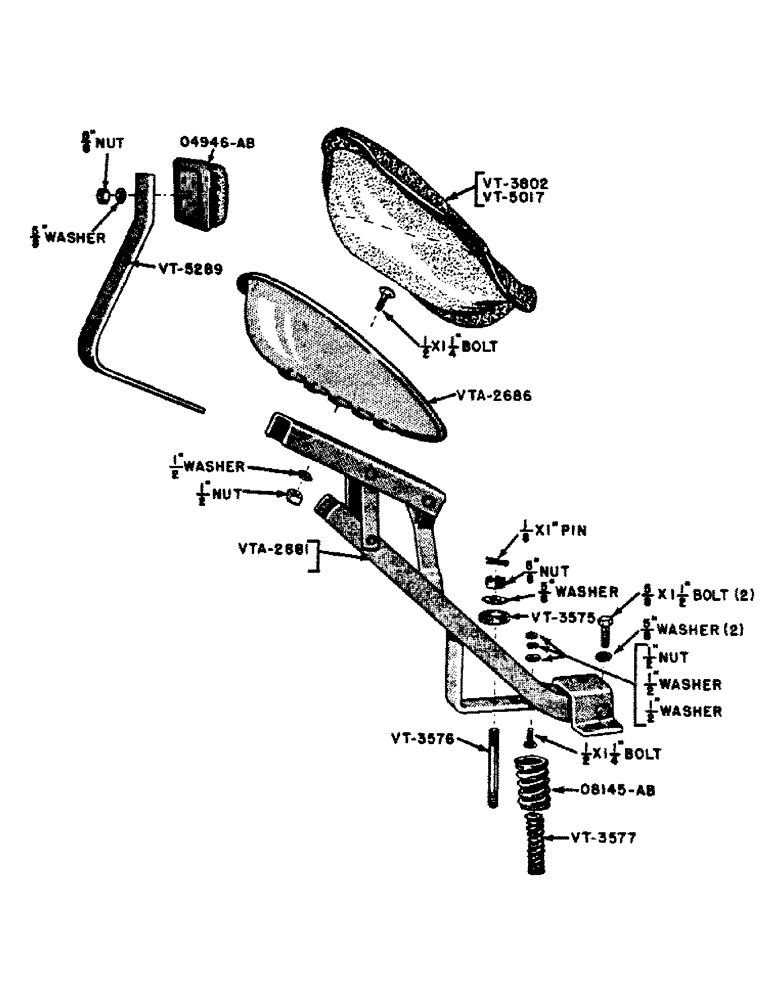 Схема запчастей Case IH VAI-SERIES - (048) - SEAT ASSEMBLY (09) - CHASSIS