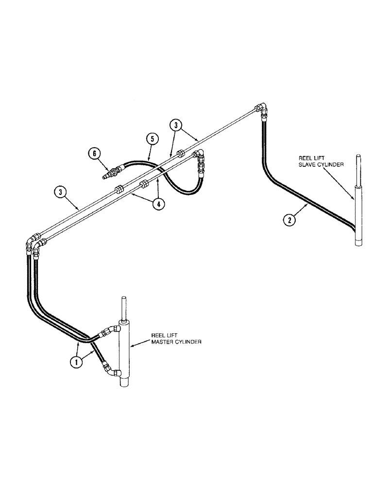 Схема запчастей Case IH 1010 - (1-10) - PICTORIAL INDEX, REEL LIFT HYDRAULICS (00) - GENERAL & PICTORIAL INDEX