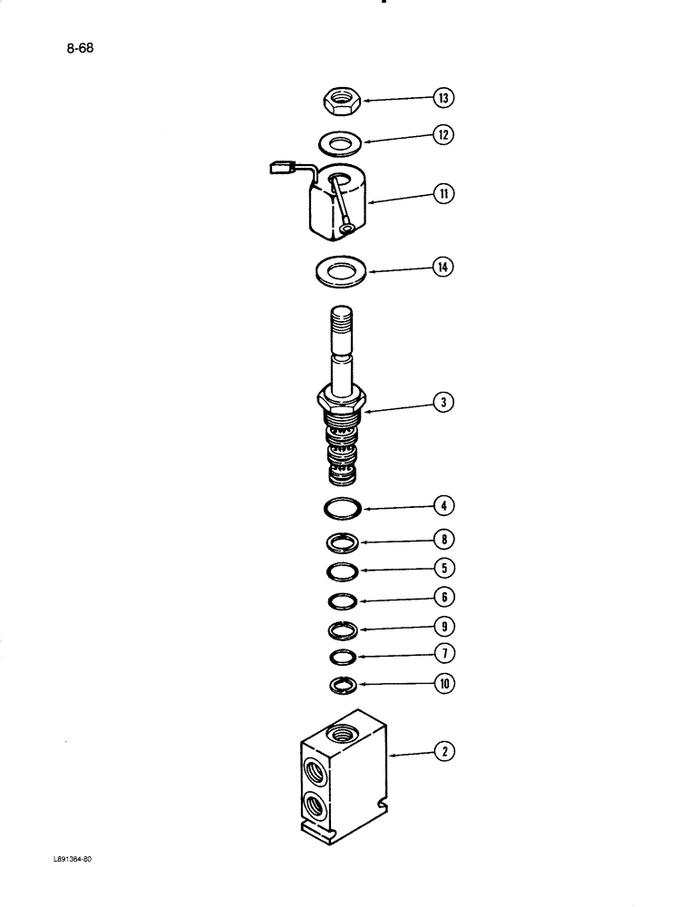Схема запчастей Case IH 1670 - (8-68) - FEEDER AND SEPARATOR CLUTCH VALVE, MODULAR CONTROL (07) - HYDRAULICS