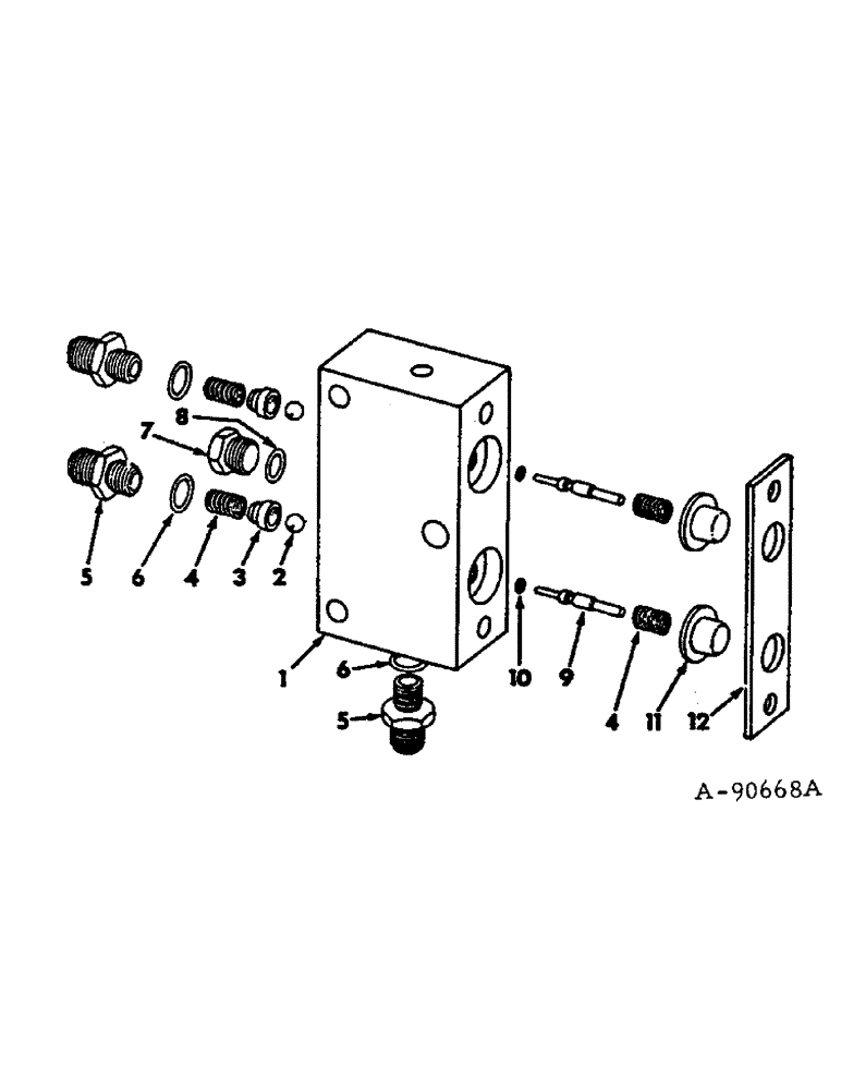 Схема запчастей Case IH 1568 - (10-20) - HYDRAULICS, HYDRAULIC SEAT VALVE (07) - HYDRAULICS