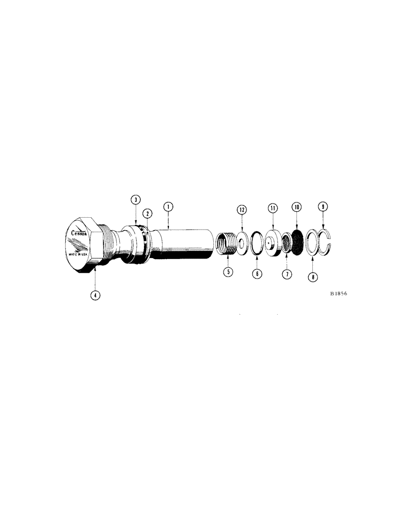 Схема запчастей Case IH 1660 - (196[A]) - RELIEF VALVE ASSEMBLY (35) - HYDRAULIC SYSTEMS