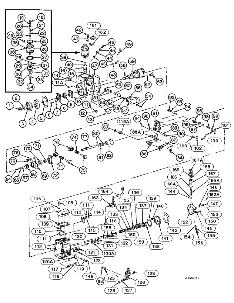 Схема запчастей Case IH DTI-466B - (9E-056) - FUEL INJECTION PUMP, 4366, 4386, 3588, 3788, 6588 AND 6788 TRACTORS 