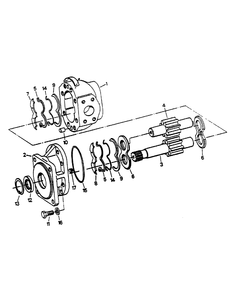 Схема запчастей Case IH 9170 - (04-30) - TRANSMISSION LUBE PUMP ASSEMBLY (04) - Drive Train