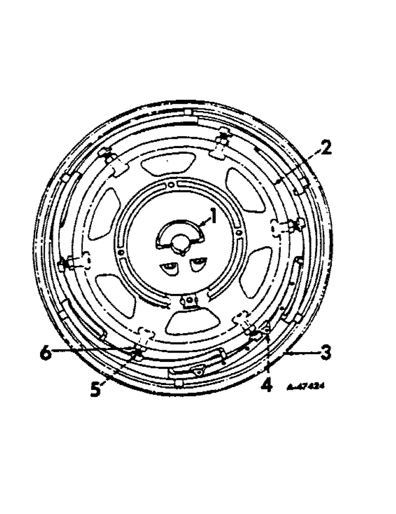 Схема запчастей Case IH 966 - (15-06) - WHEELS AND TRACTION, POWER ADJUSTABLE REAR WHEELS, 966 TRACTORS Wheels & Traction