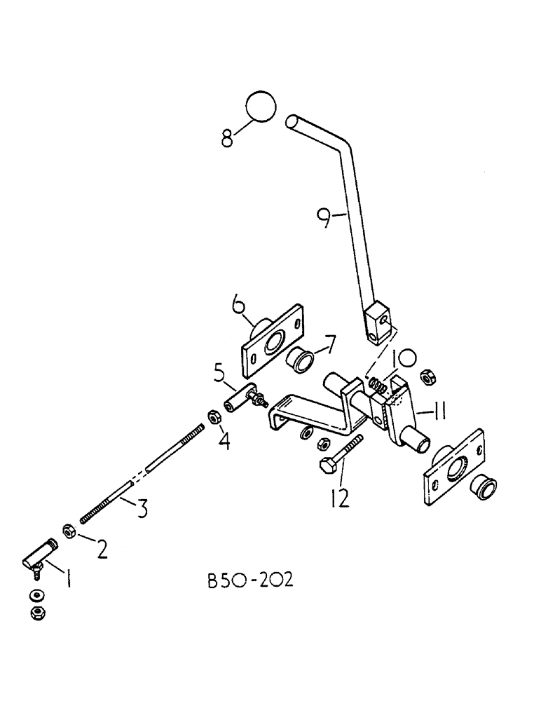Схема запчастей Case IH 685 - (07-173) - SPEED CONTROL, SYNCHRO, 7252 UP, CAB 206435 UP (04) - Drive Train