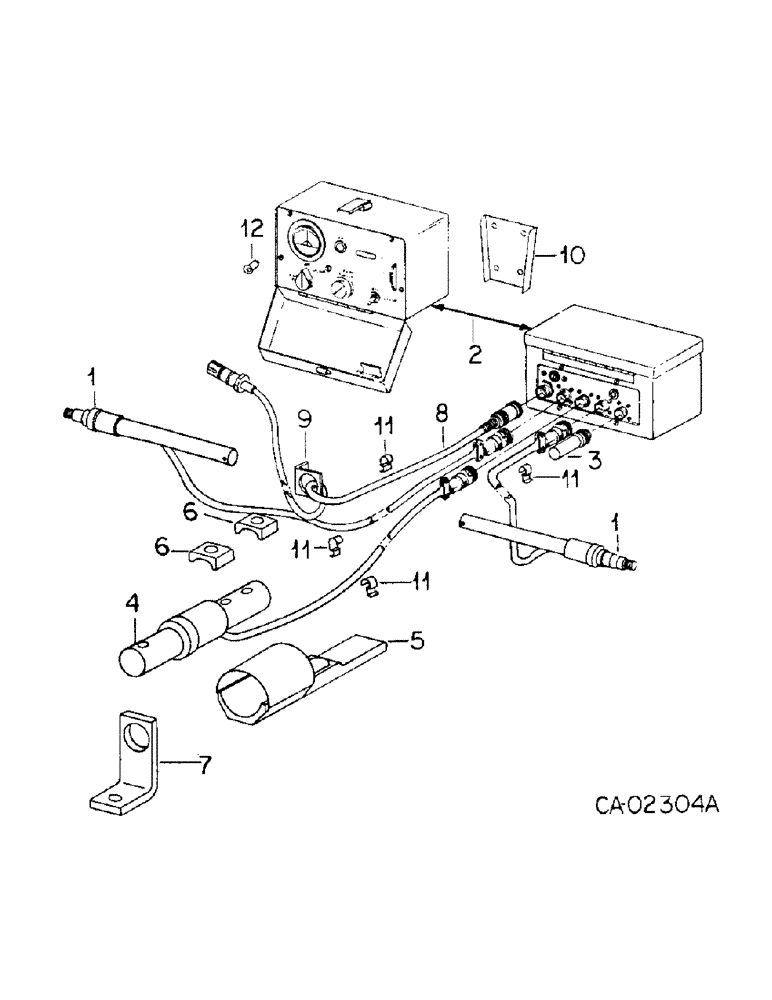 Схема запчастей Case IH 950 - (C-42) - RATION-RITE ELECTRONIC SCALE ATTACHMENT 