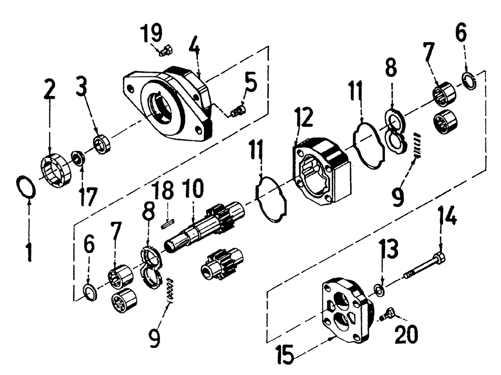 Схема запчастей Case IH 7700 - (B02[42]) - HYDRAULIC MOTOR, TOPPER SEVERING, M30 1" Hydraulic Components & Circuits