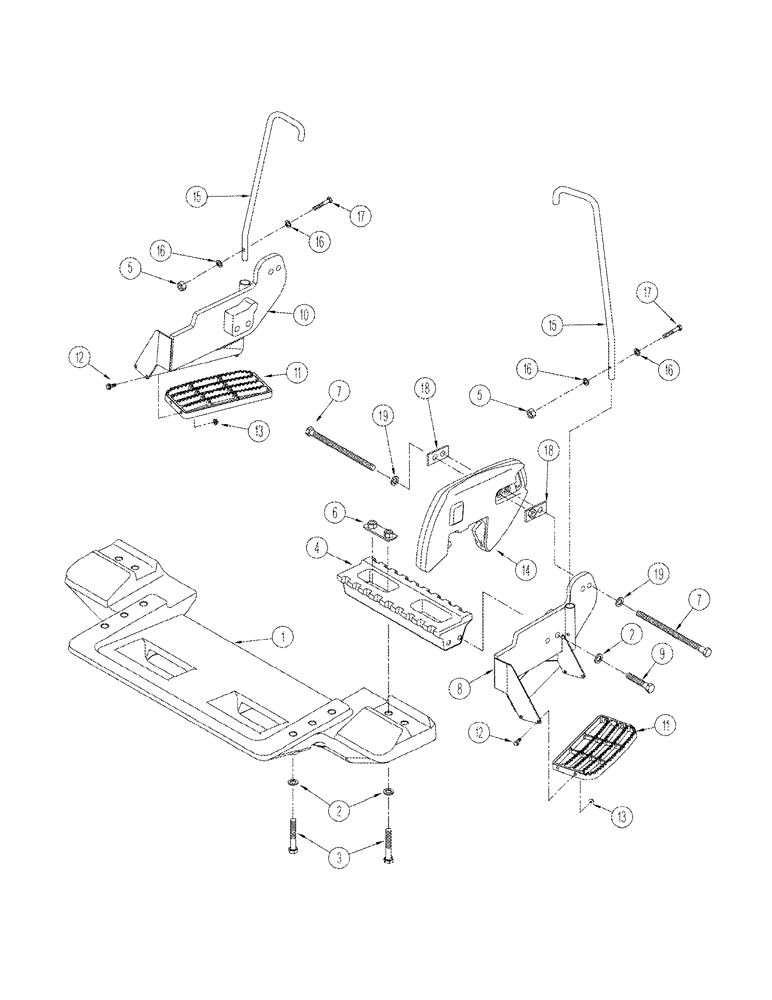 Схема запчастей Case IH STX375 - (09-50) - WEIGHTS FRONT FRAME (09) - CHASSIS/ATTACHMENTS