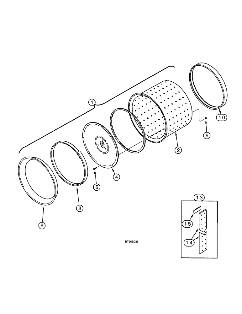 Схема запчастей Case IH 955 - (9C-46) - SEED DRUM, ALL RIGID, VERTICAL FOLD, FRONT FOLD AND PARALLEL FRONT FOLD PLANTERS (09) - CHASSIS/ATTACHMENTS