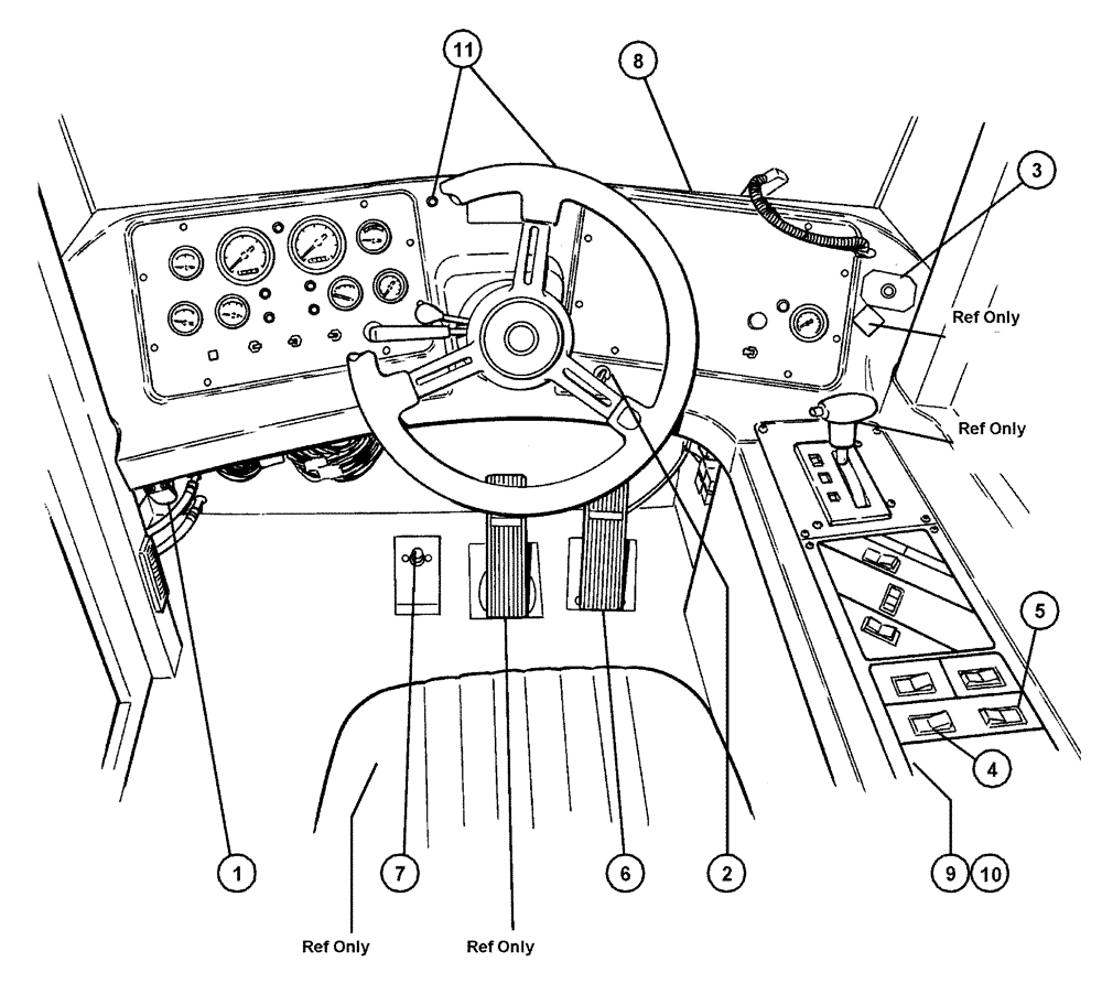 Схема запчастей Case IH FLX4330 - (01-002) - CAB ELECTRICAL GROUP (10) - CAB