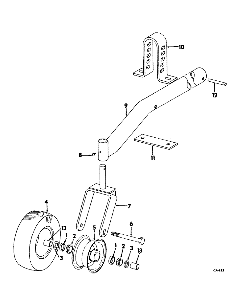 Схема запчастей Case IH 111 - (T-4) - WHEELS 