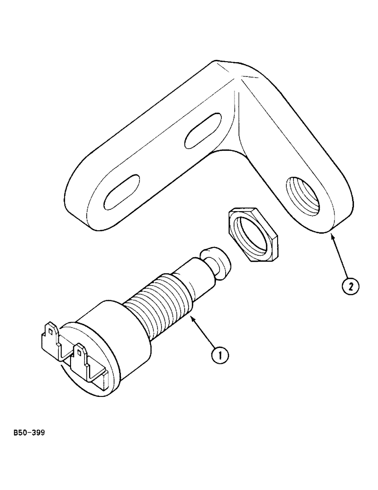 Схема запчастей Case IH 248 - (4-204) - NEUTRAL SAFETY SWITCH (04) - ELECTRICAL SYSTEMS