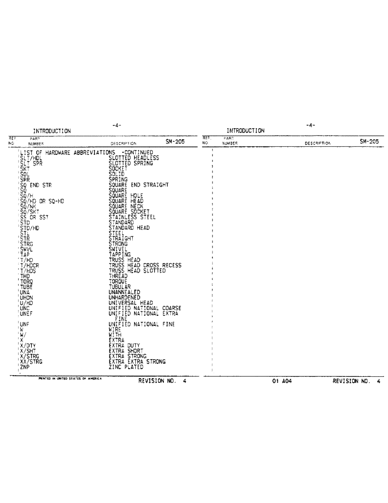 Схема запчастей Case IH 510 - (4) - INTRODUCTION, CONTINUED 