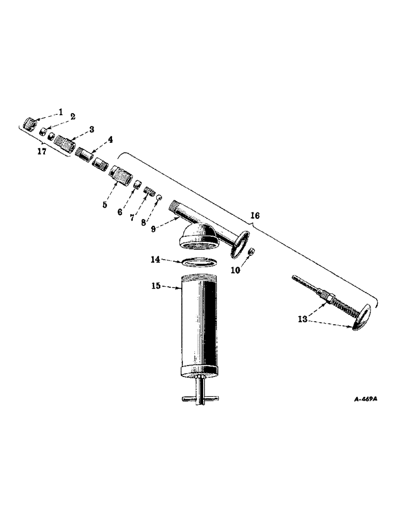 Схема запчастей Case IH FARMALL MV - (267) - CHASSIS, HAND LUBRICATOR (12) - CHASSIS