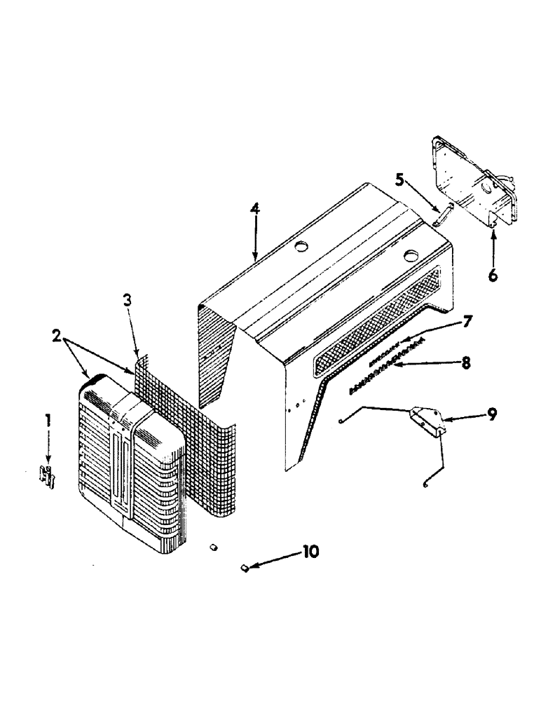 Схема запчастей Case IH B275 - (055) - CHASSIS, HOOD AND GRILLE (12) - CHASSIS