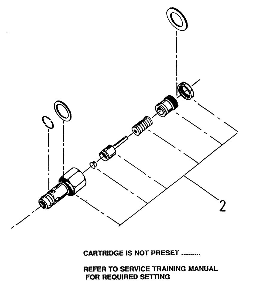 Схема запчастей Case IH 7700 - (B04[70A]) - HYDRAULIC RELIEF VALVE {ROLLERS} Hydraulic Components & Circuits