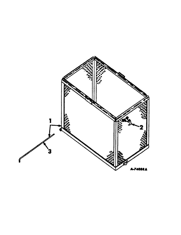 Схема запчастей Case IH 403 - (218) - AIR SCREEN EXTENSION, WITH PERFORATED SIDES, COMBINES S/N 640 AND BELOW (10) - ENGINE