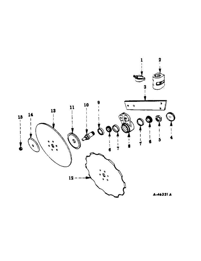 Схема запчастей Case IH 70 - (G-06) - HEAVY-DUTY ROLLING COLTERS, ONE PER FURROW 