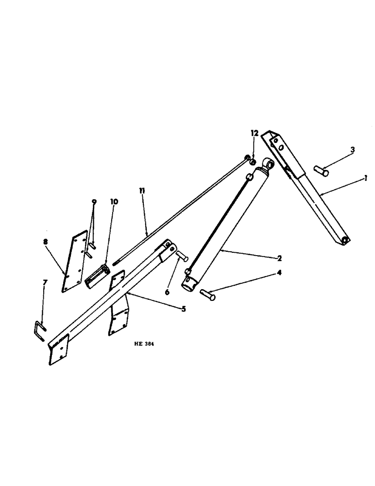 Схема запчастей Case IH 55 - (F-20) - HYDRAULIC WING LIFT 