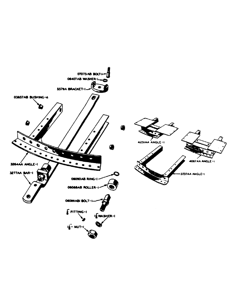 Схема запчастей Case IH D-SERIES - (178) - DRAWBAR, FOR D, DO AND DV TRACTORS WITHOUT PTO, PRIOR TO NO. 8025740, D, DC-3, DC-4, DO, DV (09) - CHASSIS
