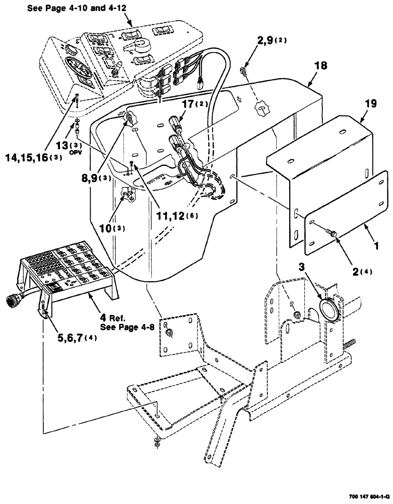 Схема запчастей Case IH 8860HP - (04-06) - CONTROL HOUSING AND HARNESS ASSEMBLIES (55) - ELECTRICAL SYSTEMS