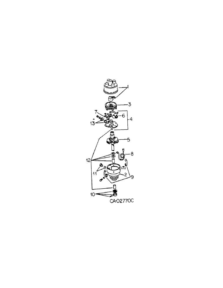 Схема запчастей Case IH C-175 - (F-24) - DISTRIBUTOR 