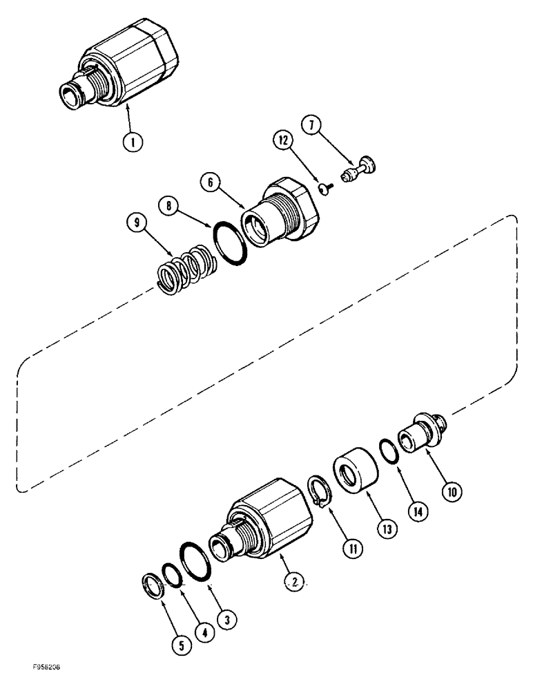 Схема запчастей Case IH 9330 - (8-068) - PRIORITY REMOTE HYDRAULIC VALVE KIT, WITH LOAD CHECK (08) - HYDRAULICS