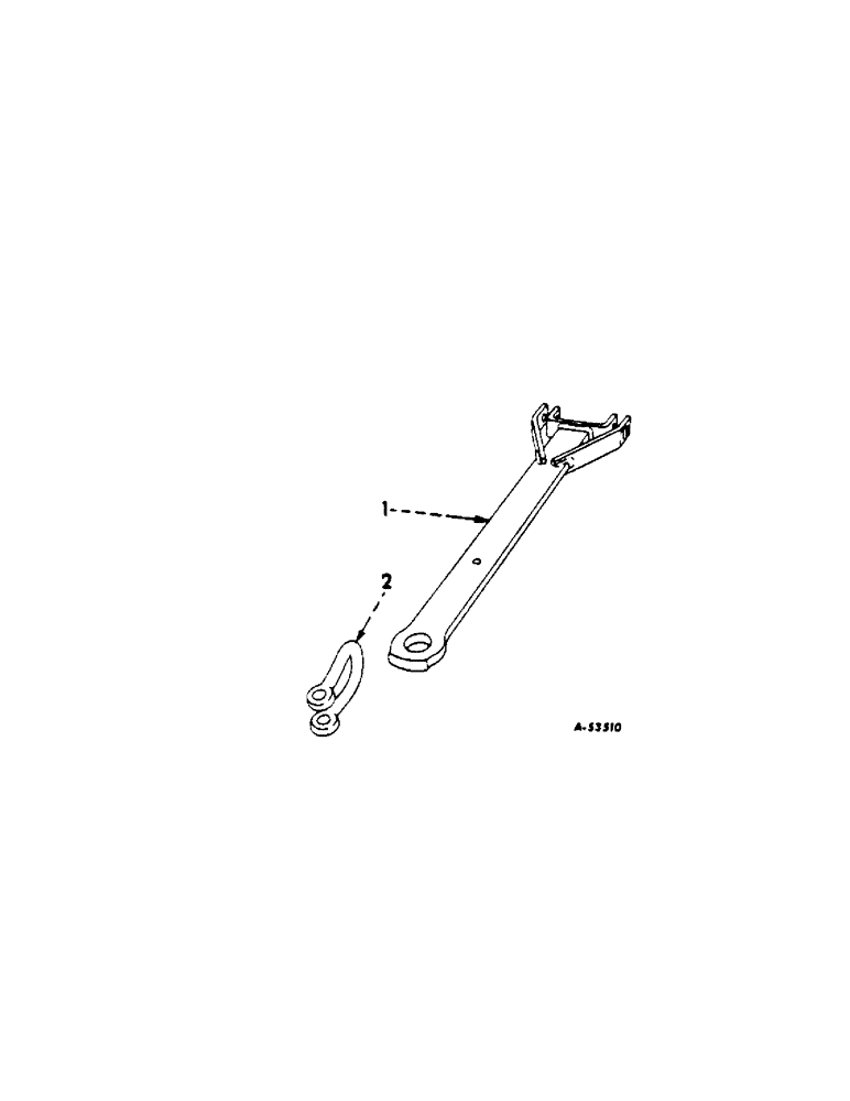 Схема запчастей Case IH 70 - (F-24) - SHORT RIGID HITCH 