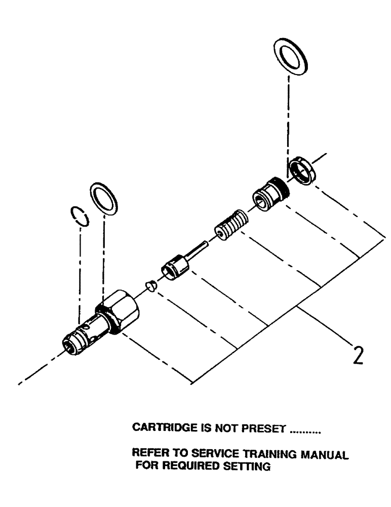 Схема запчастей Case IH 7000 - (B04-70) - HYDRAULIC RELIEF VALVE, ROLLERS Hydraulic Components & Circuits
