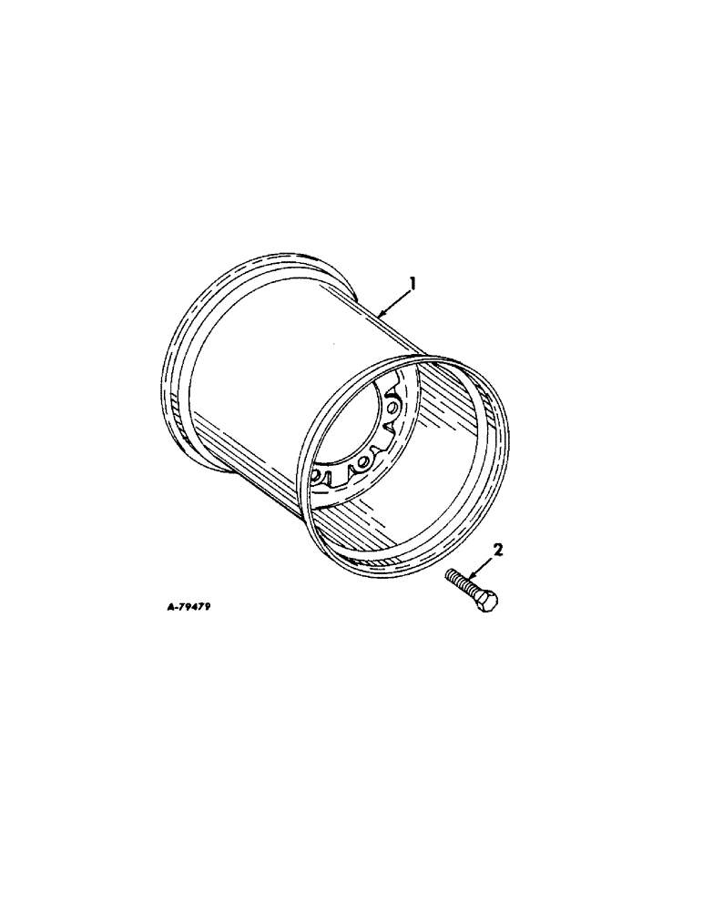 Схема запчастей Case IH 404 - (097[A]) - WHEELS, REAR WHEELS, DISC TYPE, INTERNATIONAL SERIES (11) - WHEELS