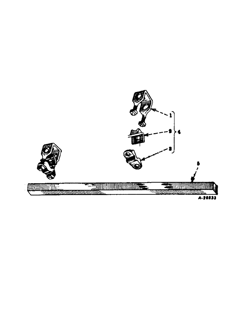 Схема запчастей Case IH A-144 - (L-20) - TOOL BAR AND CLAMP, BARRING-OFF DISK ATTACHMENT 