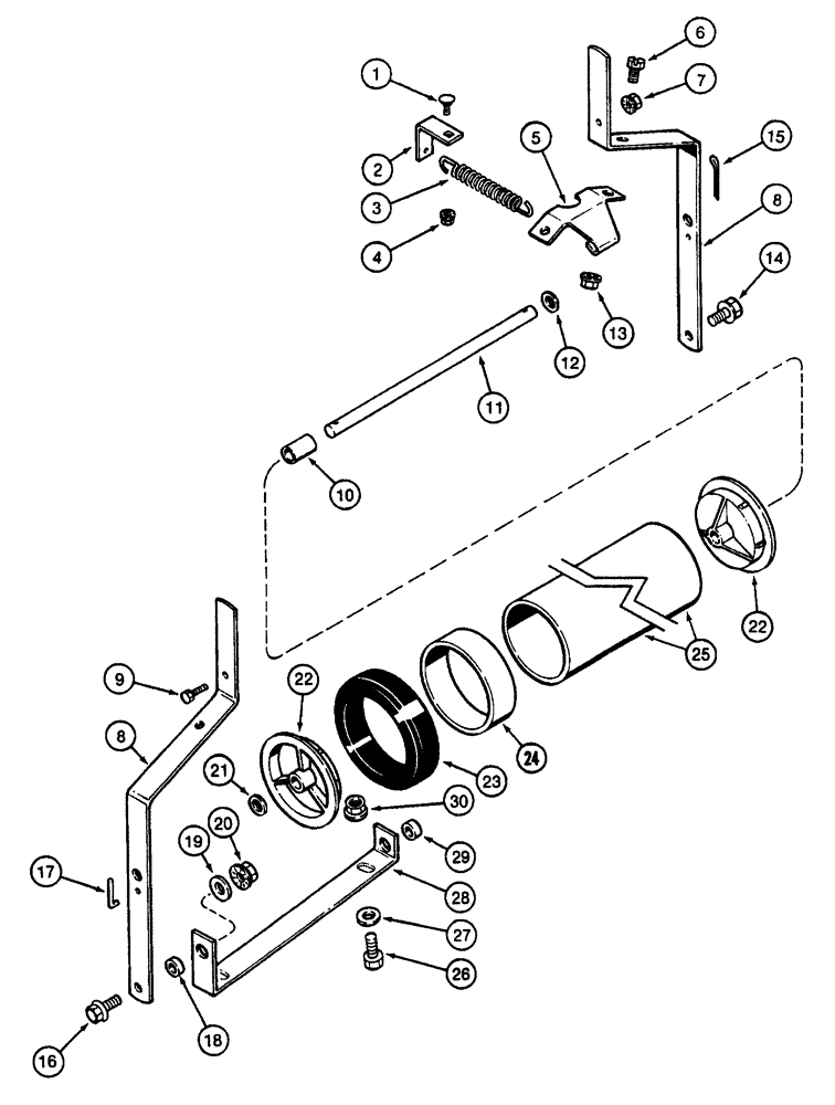 Схема запчастей Case IH CONCORD - (9C-06) - SEED MODULE CUTOFF WHEEL 