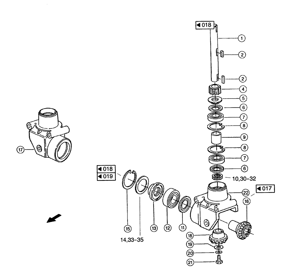 Схема запчастей Case IH 684 - (0020) - CHAIN DRIVE, OUTER (58) - ATTACHMENTS/HEADERS