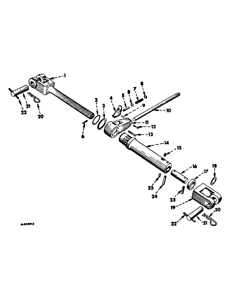 Схема запчастей Case IH 311 - (Q-11) - HAND LIFT ATTACHMENT 