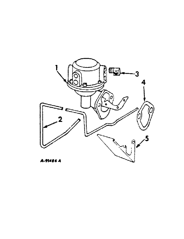 Схема запчастей Case IH C-175 - (F-29) - FUEL PUMP AND CONNECTIONS 