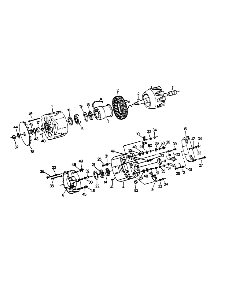 Схема запчастей Case IH 9170 - (02-05) - ALTERNATOR ASSEMBLY (06) - ELECTRICAL