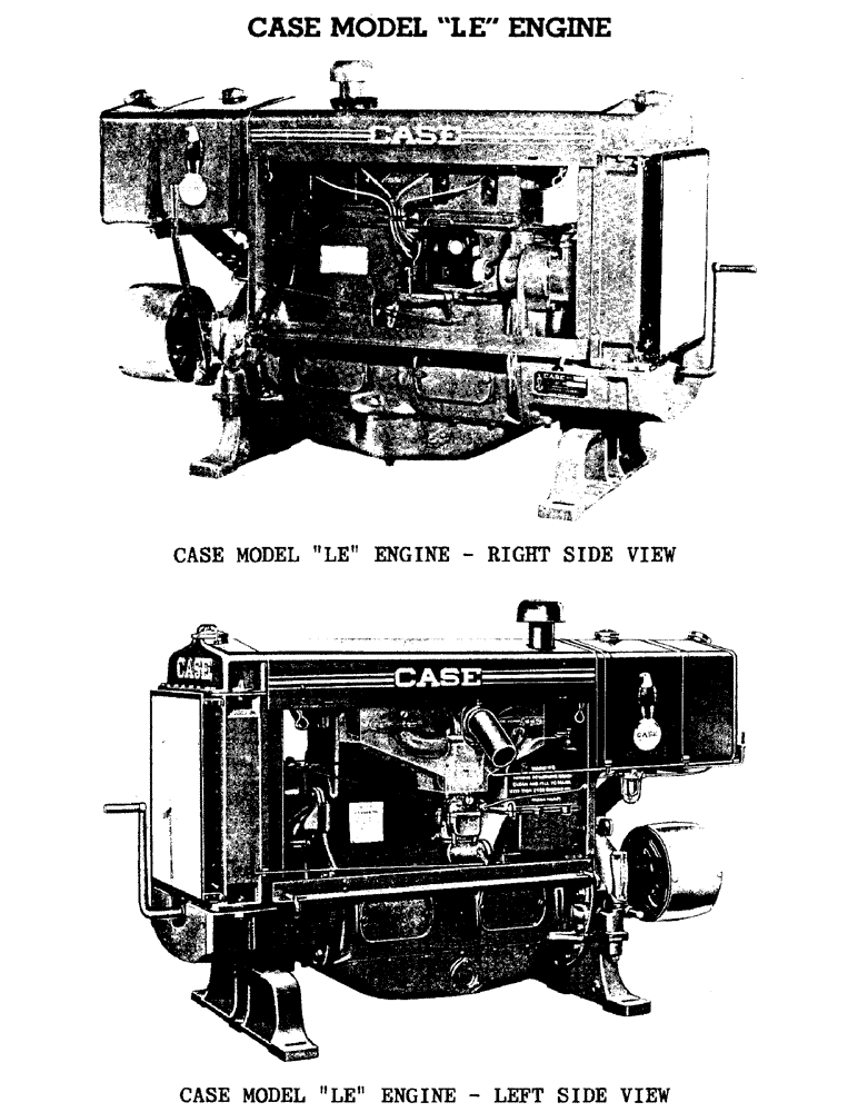 Схема запчастей Case IH LE - (01B) - CASE MODEL LE ENGINE 