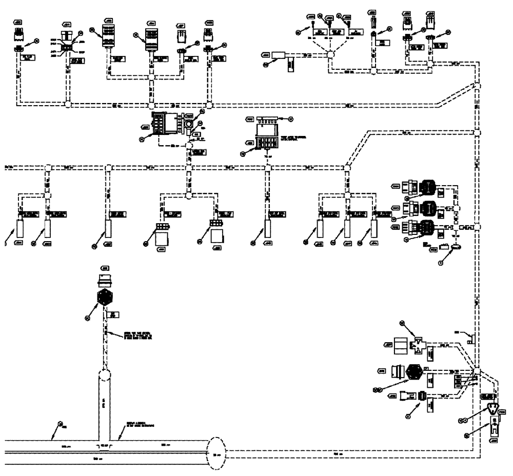 Схема запчастей Case IH TITAN 4520 - (08-013[01]) - HARNESS CAB MAIN (06) - ELECTRICAL